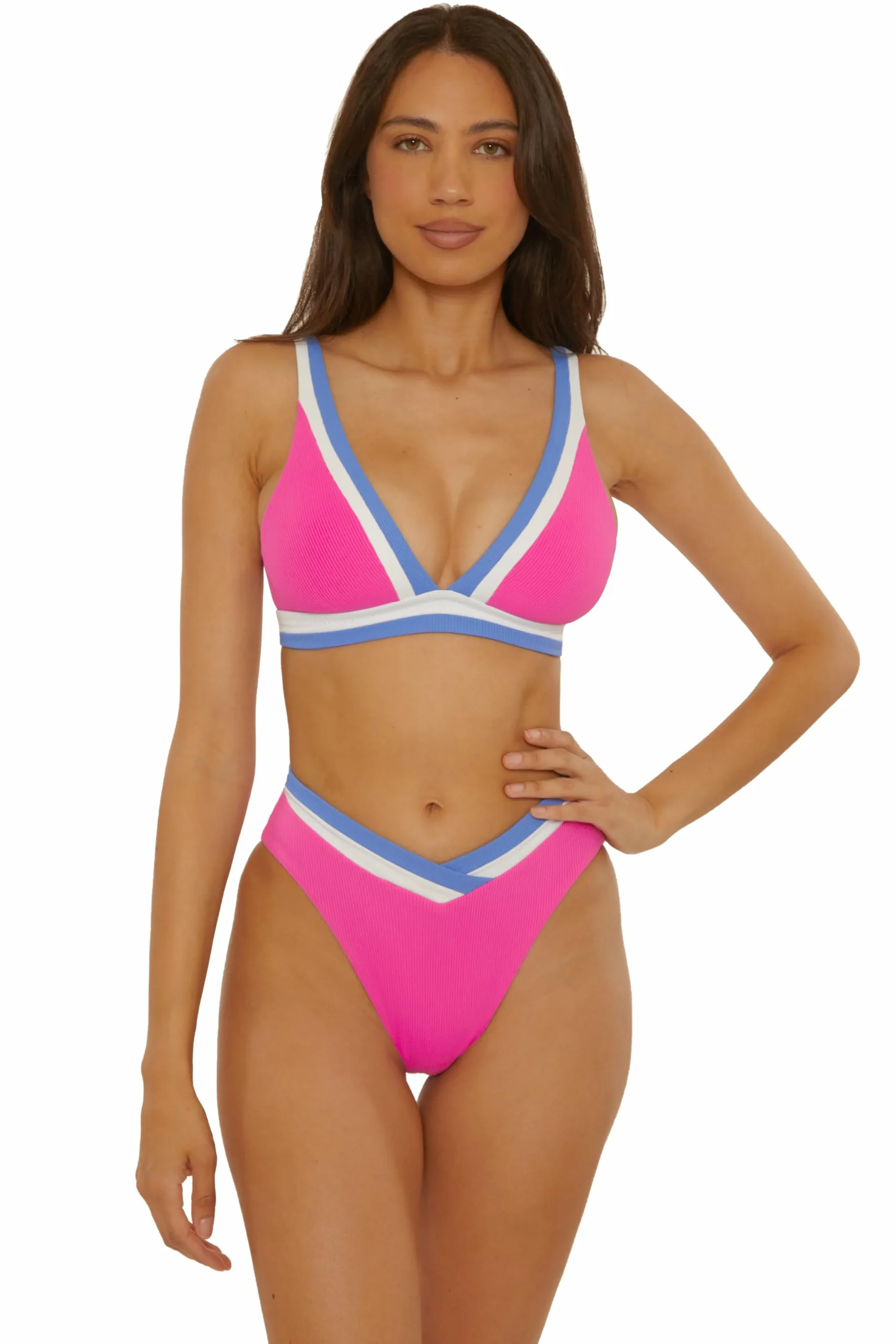 COAST LINE PLUNGE TOP