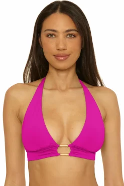 COLOR CODE HALTER TOP