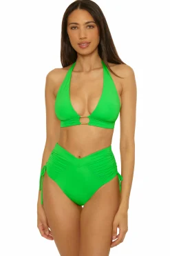 COLOR CODE HALTER TOP