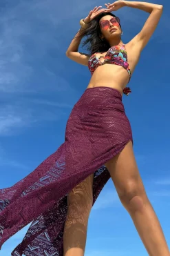 COLOR PLAY MAXI SKIRT