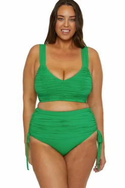 COLORCODE SHIRRED TOP