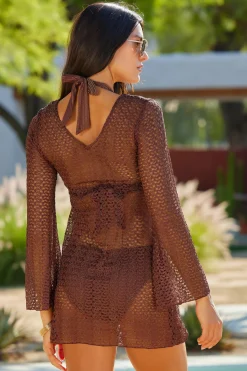 GOLDEN CROCHET TUNIC