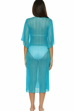 GOLDEN MESH COVER-UP