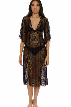 GOLDEN MESH COVER-UP