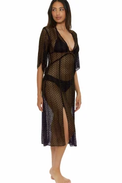 GOLDEN MESH COVER-UP