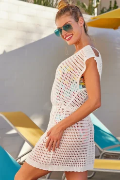 PLAYA CROCHET DRESS